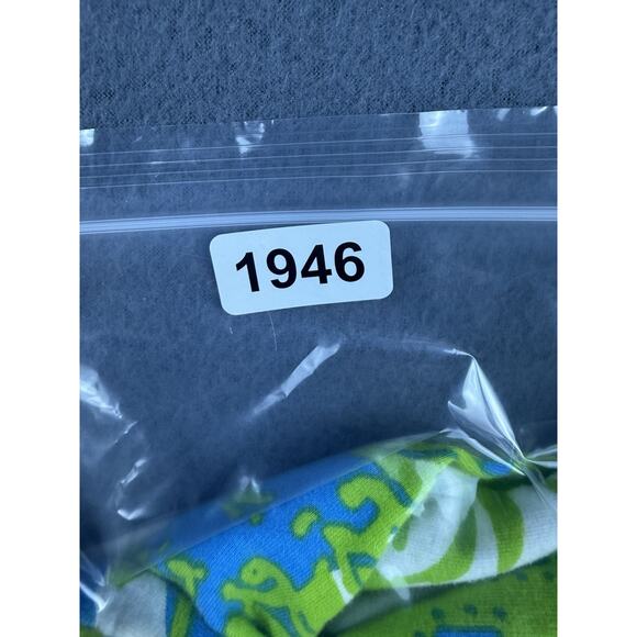 Lilly Pulitzer Dress Small Charlene Shift Limeade Lion Print Green Knit Cotton - Picture 9 of 9